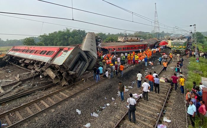 Σιδηροδρομικό δυστύχημα στην Ινδία