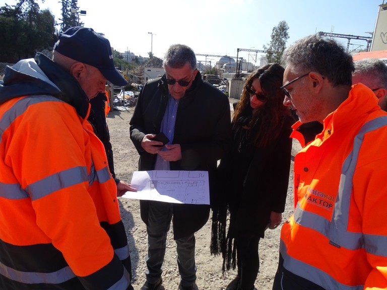 Επίσκεψη του Υφυπουργού Υποδομών σε έργα του Σιδηροδρομικού Σταθμού Αθηνών