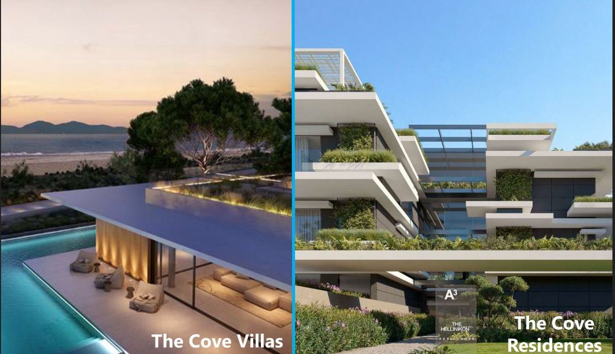 The Ellinikon: 6 φαρσωνικά έργα δυσανάλογα για μια περιοχή - cove-villas-residences-ellinikon-lamda
